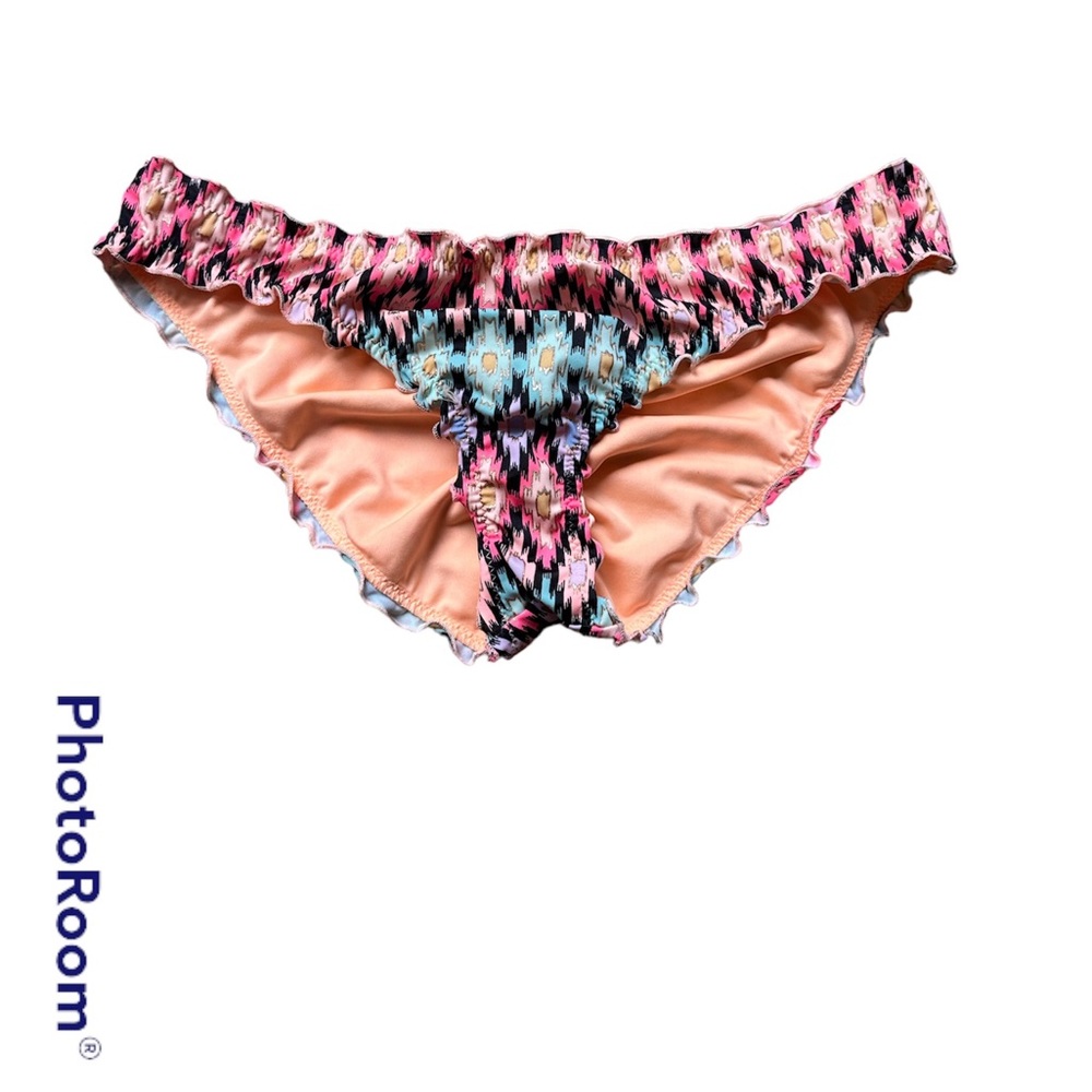 Victoria’s Secret ruched cheeky bikini bottoms, LIKE NEW, size small